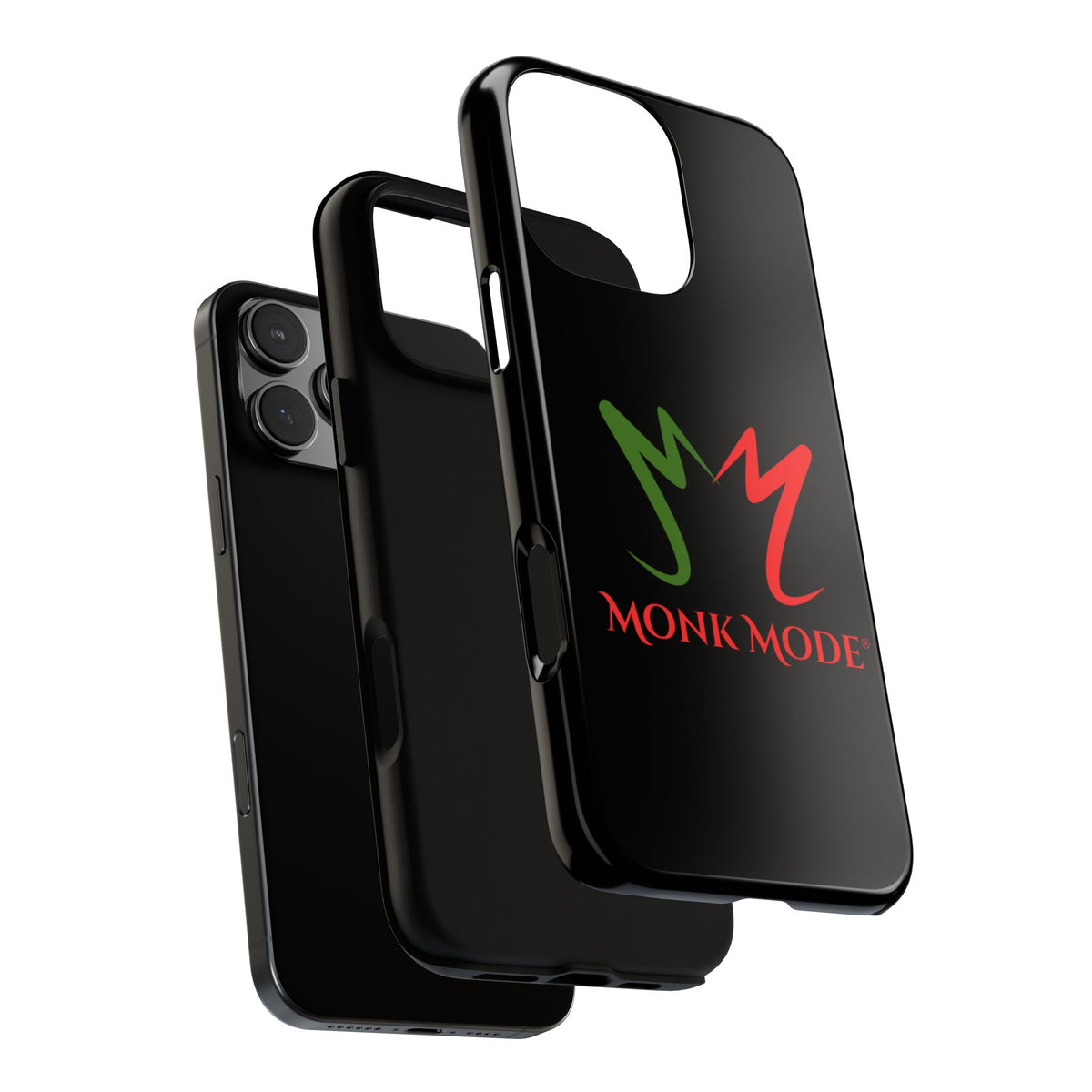 iPhone Tough Phone Case - Black - Monk Mode®