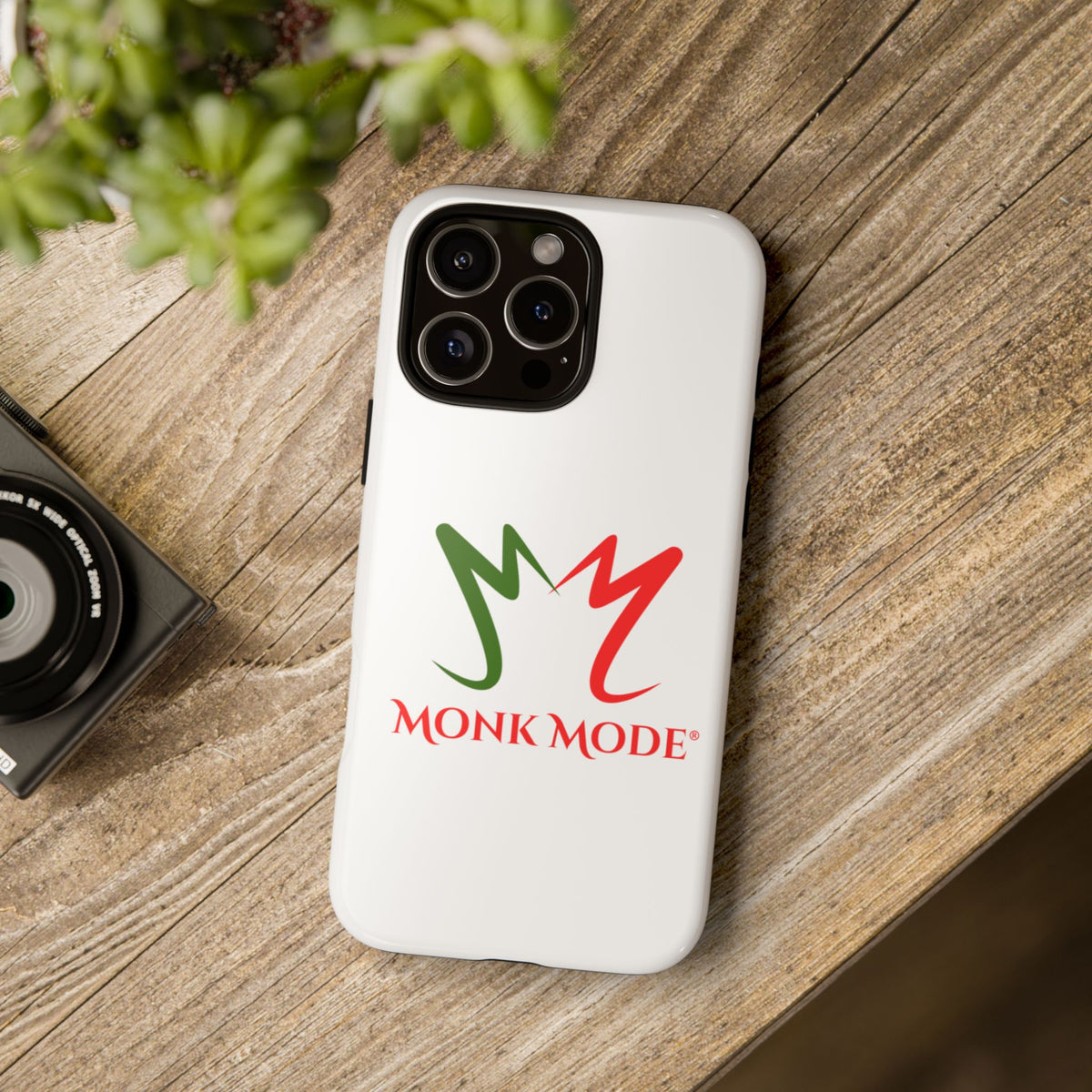 iPhone Tough Phone Case - White - Monk Mode®
