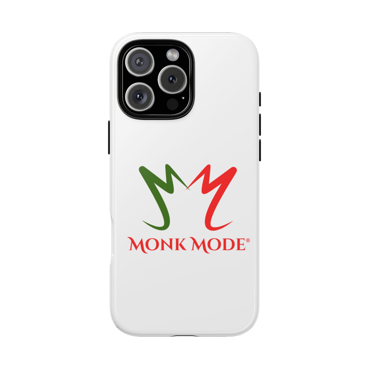 iPhone Tough Phone Case - White - Monk Mode®