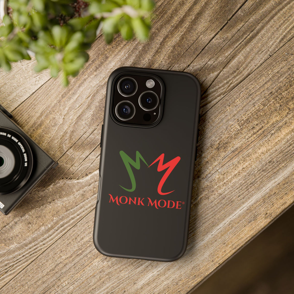 iPhone Tough Phone Case - Black - Monk Mode®
