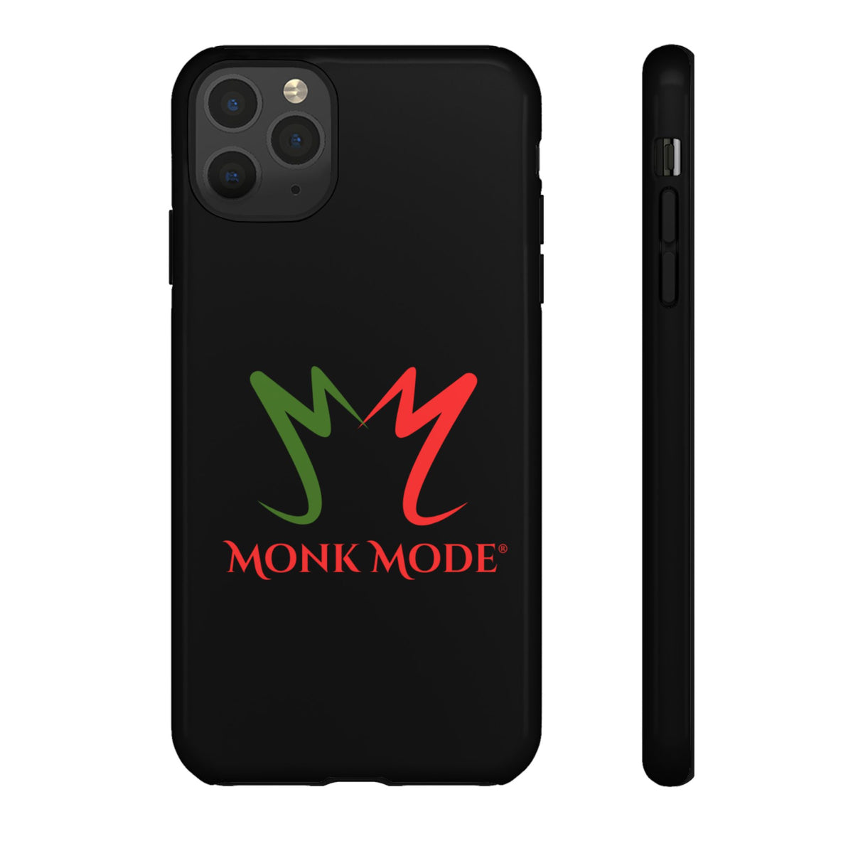 iPhone Tough Phone Case - Black - Monk Mode®