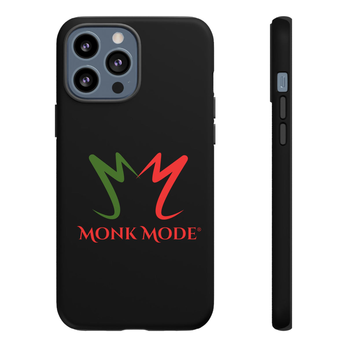 iPhone Tough Phone Case - Black - Monk Mode®