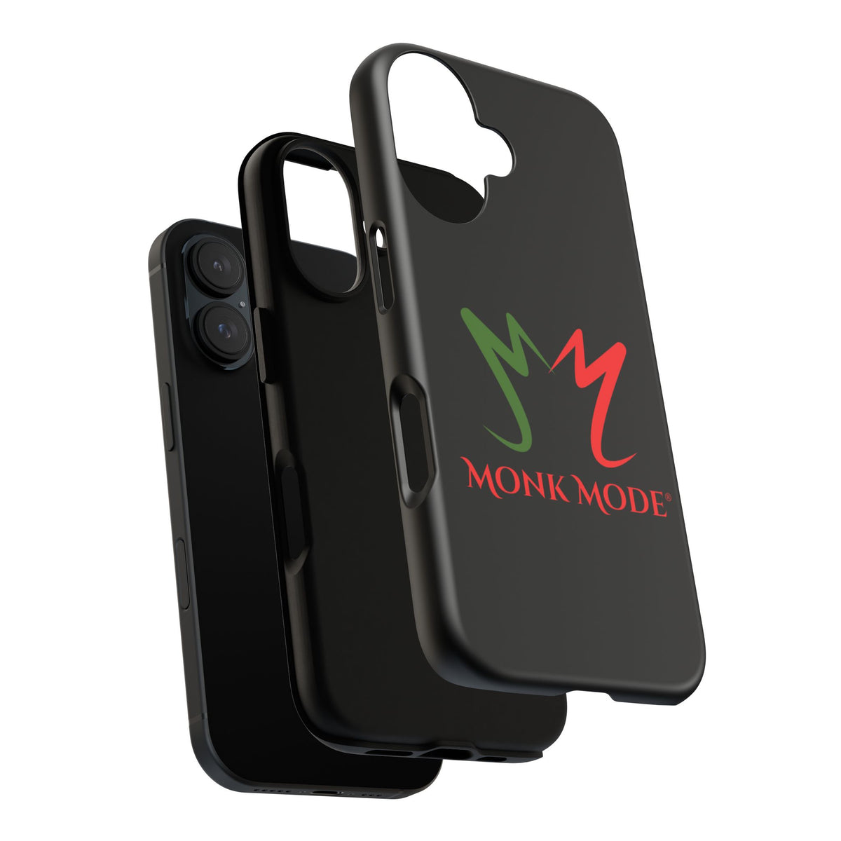 iPhone Tough Phone Case - Black - Monk Mode®
