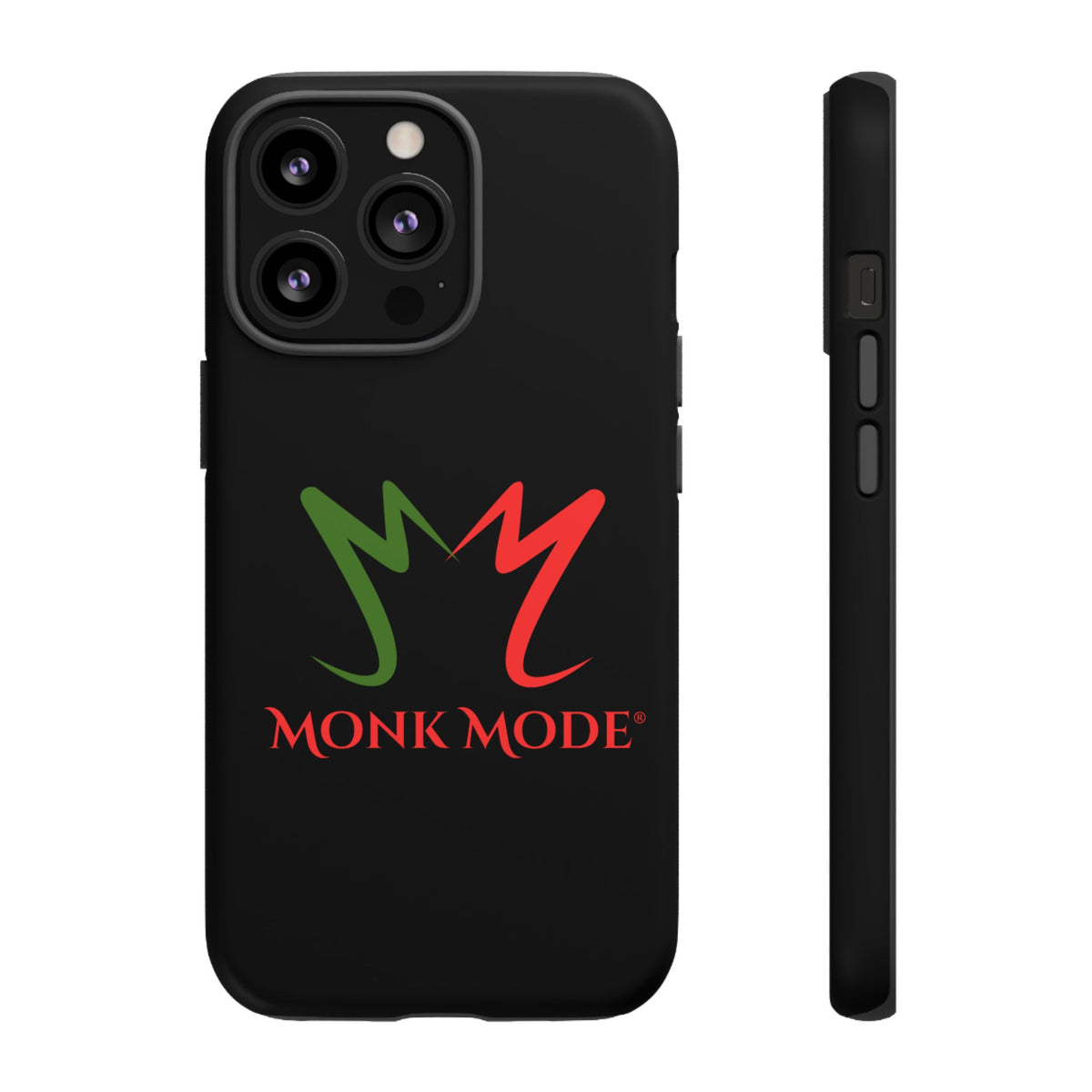iPhone Tough Phone Case - Black - Monk Mode®
